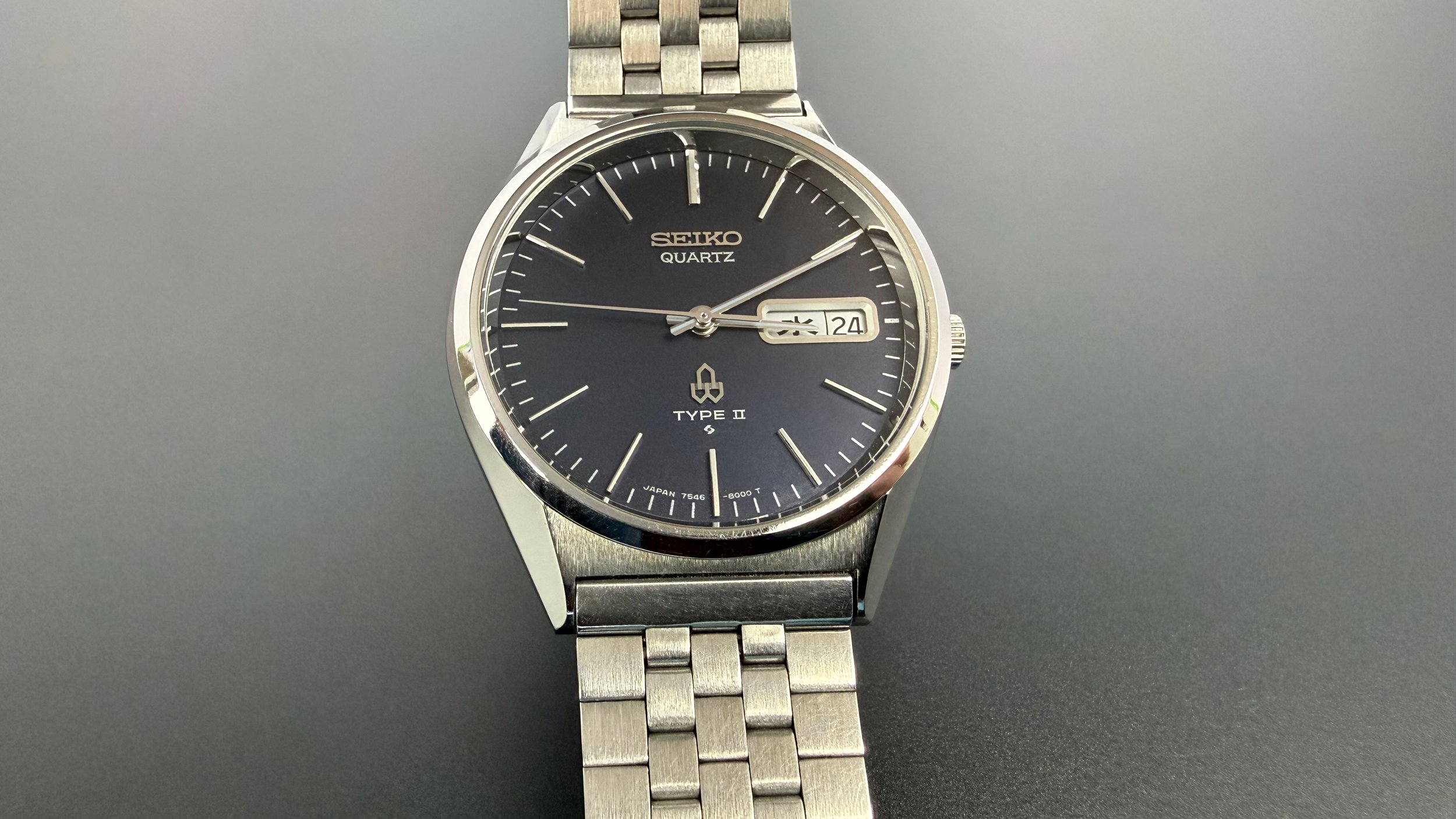 Seiko Type II 7546-8000 QHK011 — VintageSeikos.NL